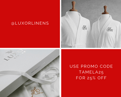 LUXOR LINENS - use my discount!